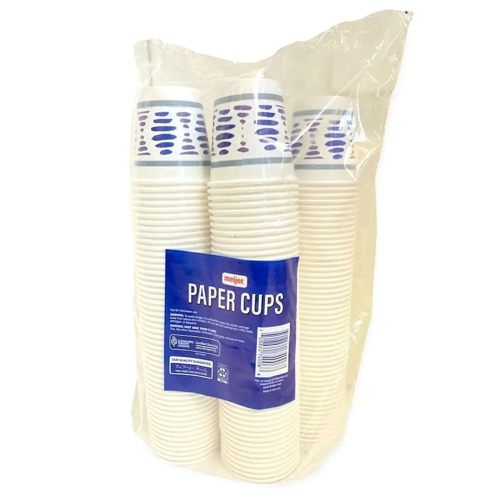 Disposable Cups Small 3 oz. Paper Cups 200 Count NEW Bathroom Bath MADE IN USA